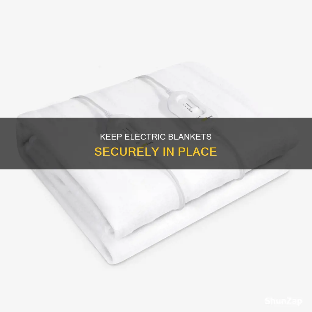 how to keep electric blanket in place