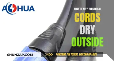 Keep Electrical Cords Dry: Tips for Outdoor Use