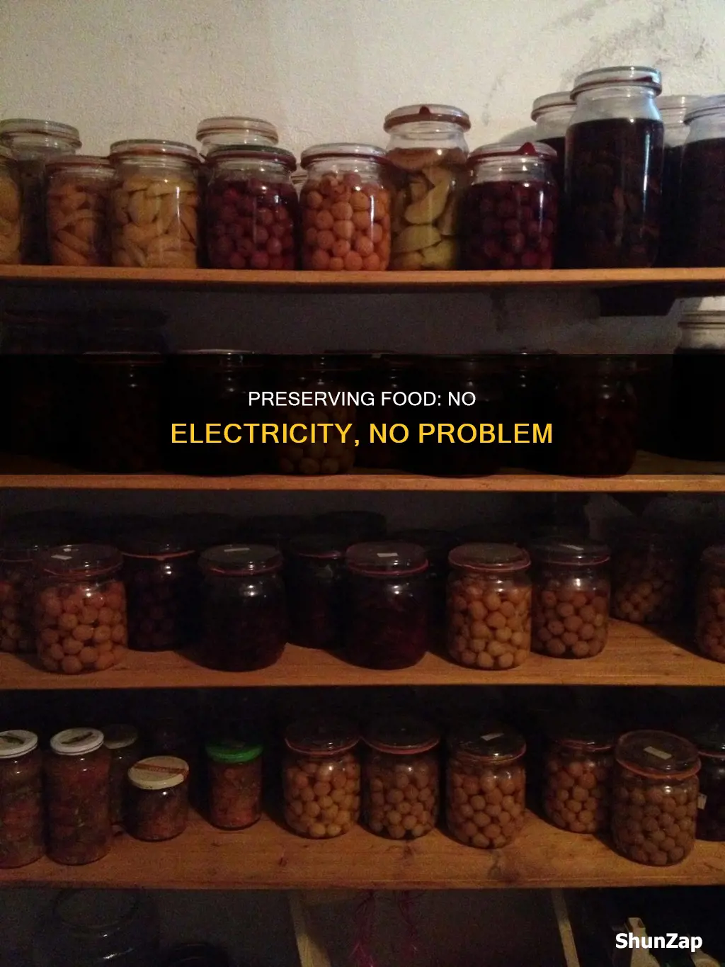 how to keep food fresh without electricity