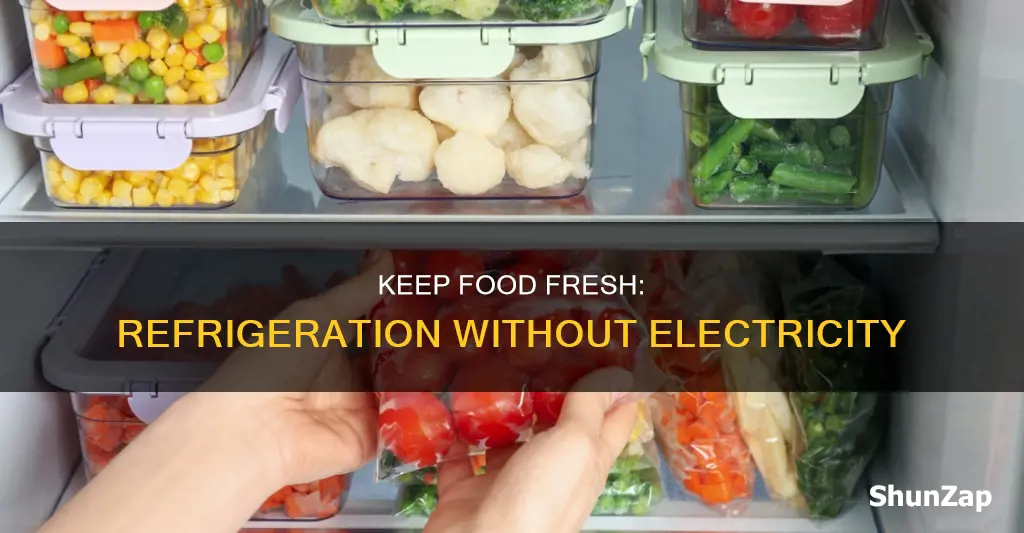 how to keep food refrigerated without electricity