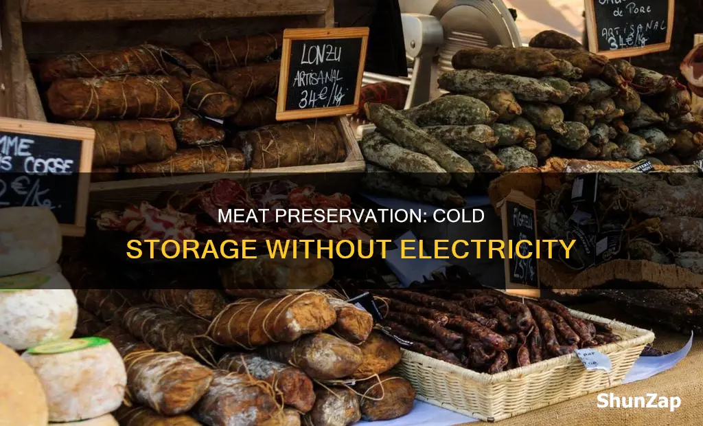 how to keep meat cold without electricity