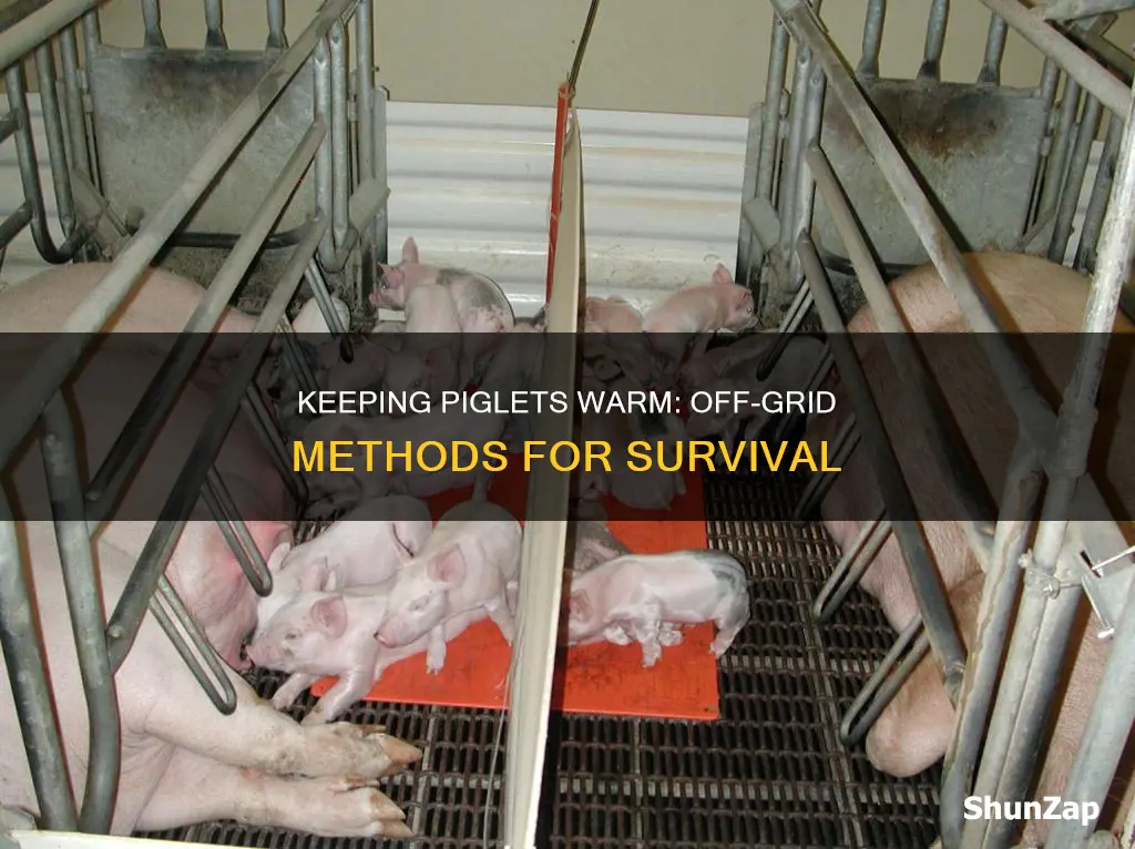 how to keep piglets warm without electricity