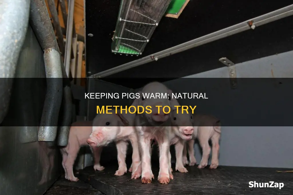 how to keep pigs warm without electricity