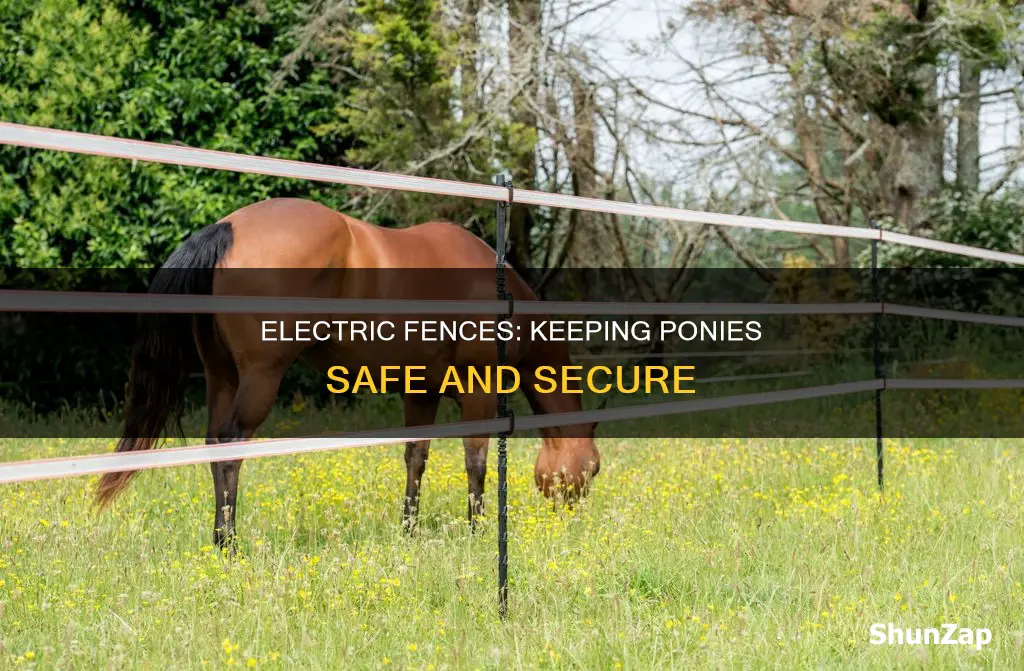 how to keep ponies escaping electric femce