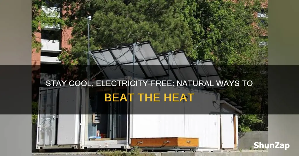 how to keep room cool without electricity