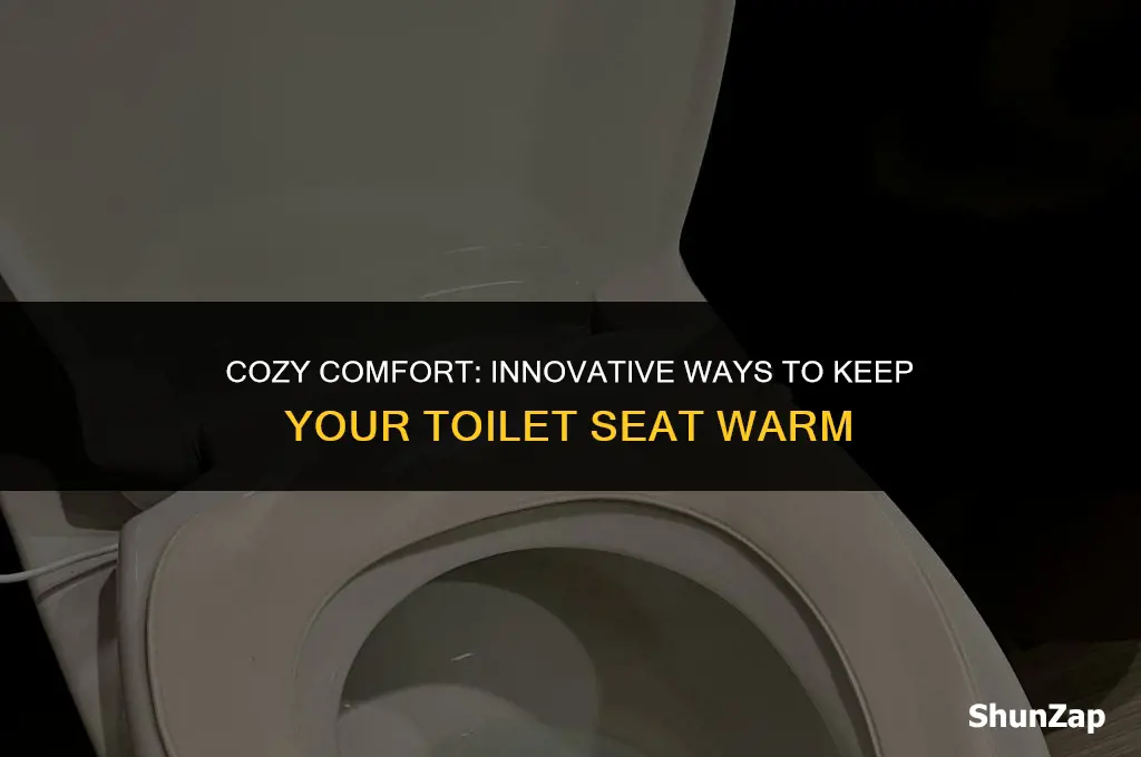 how to keep your toilet seat warm without using electricity