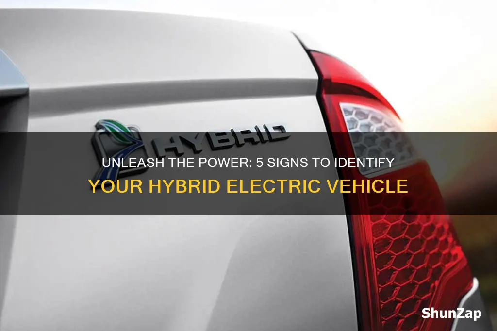 how to know if my vehicle is hybrid electric vehicle