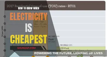 Saving Money: Knowing When Electricity is Cheapest