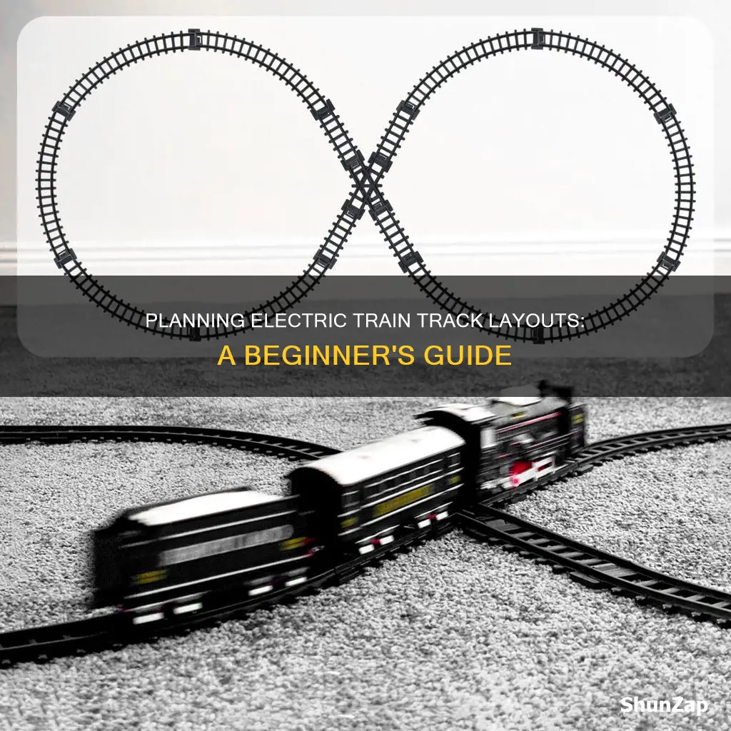 how to lay out electric train tracks