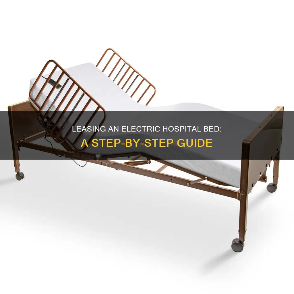 how to lease an electric hospital bed