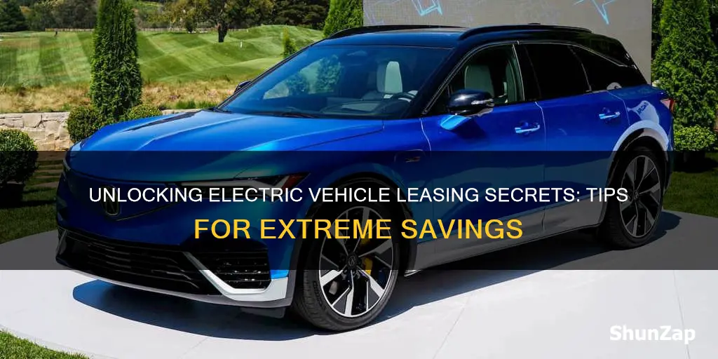 how to lease electric vehicles for extremely cheap