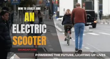 Riding Electric Scooters: What's the Law?