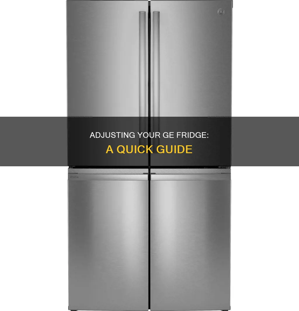 how to level a general electric refrigerator