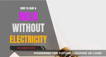 Lighting Bulbs Without Electricity: Alternative Methods