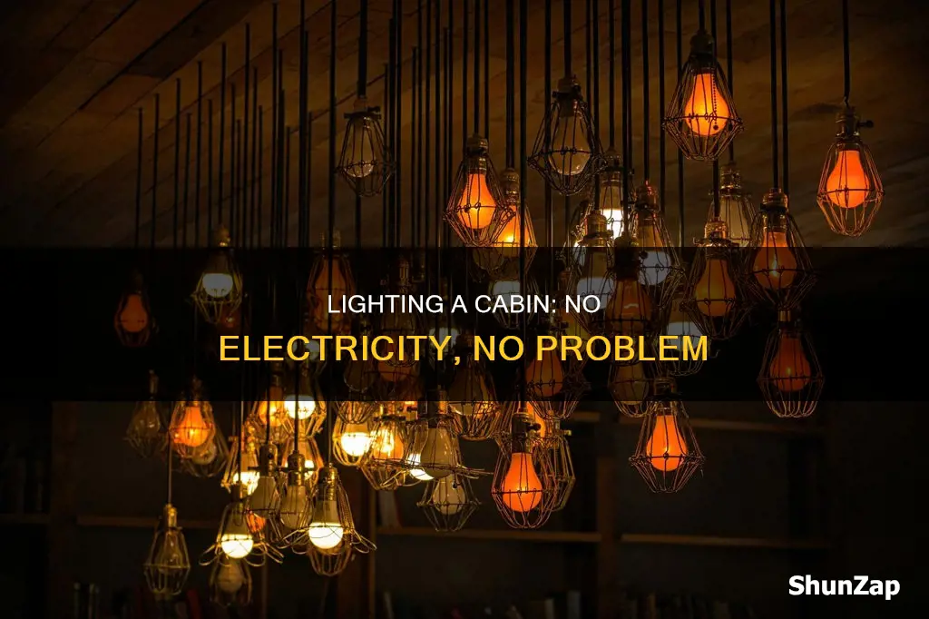 how to light a cabin without electricity