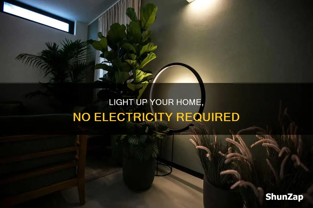 how to light a home without electricity