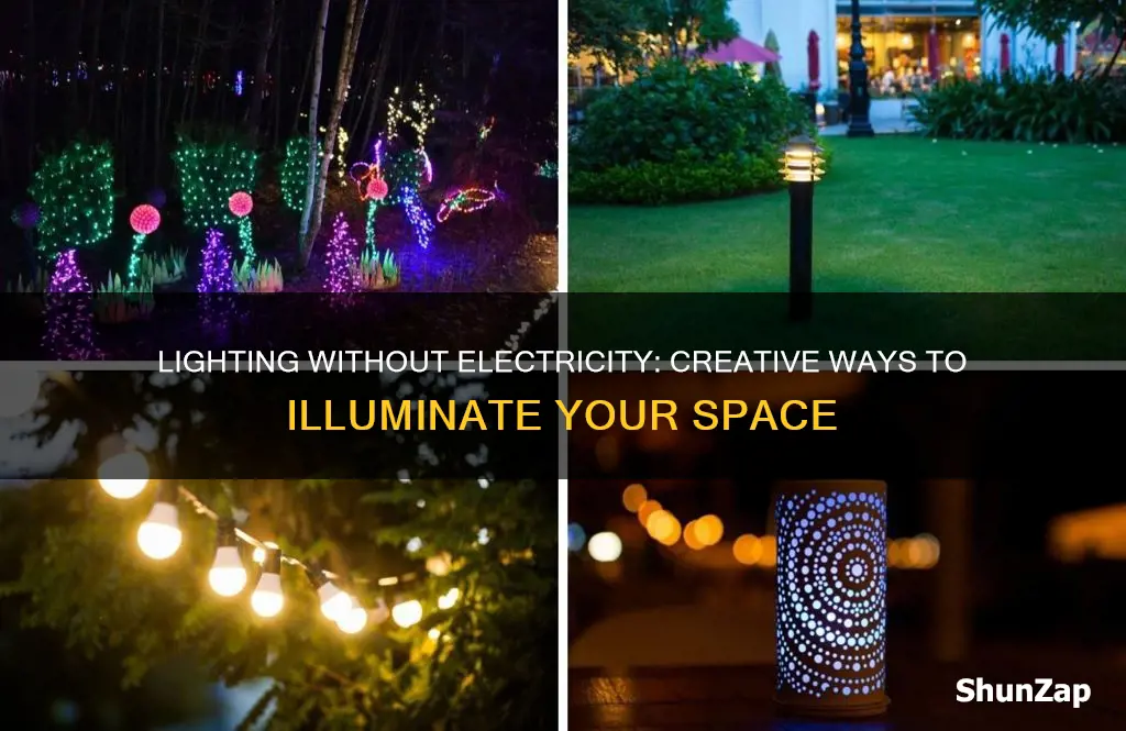 how to light a room without electricity