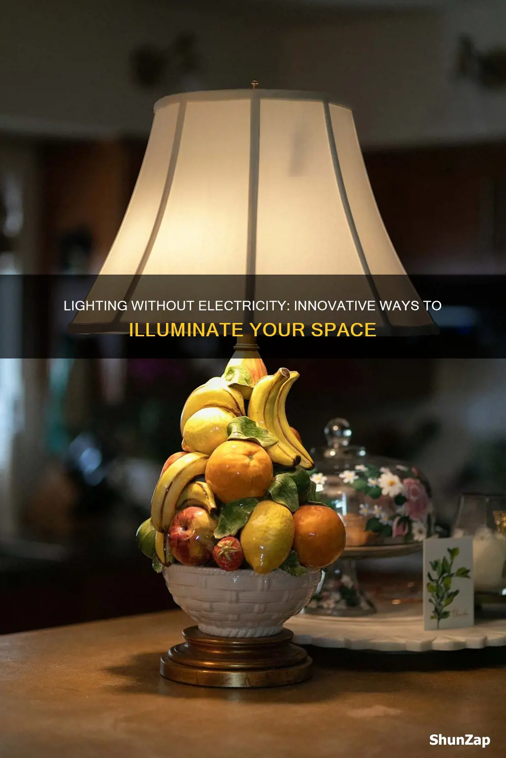 how to light an area without electricity
