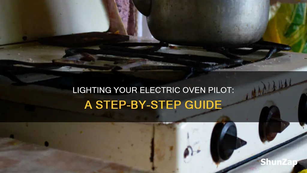 how to light an electric oven pilot