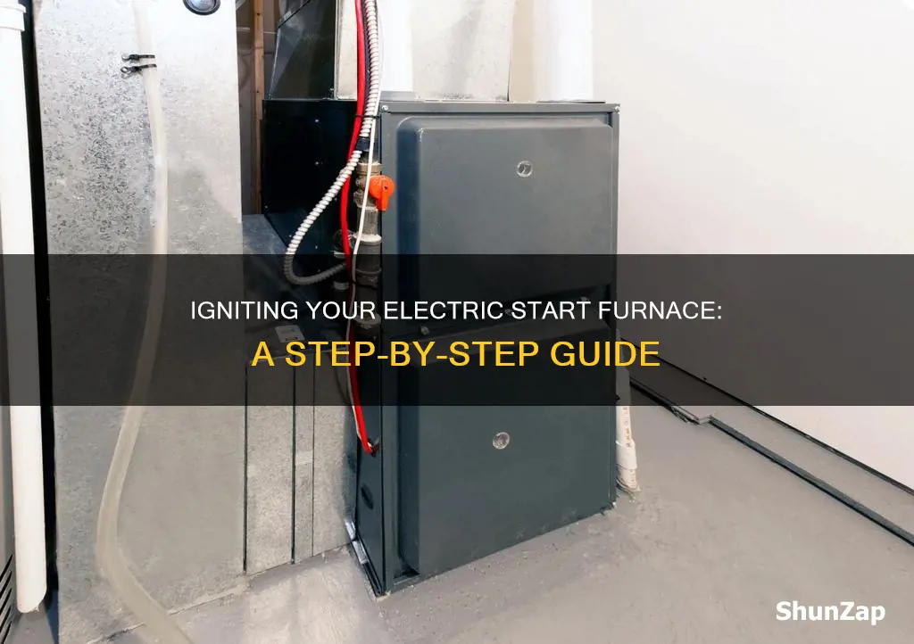 how to light an electric start furnace