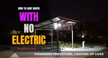 Lighting a Booth Without Electricity: Creative Solutions