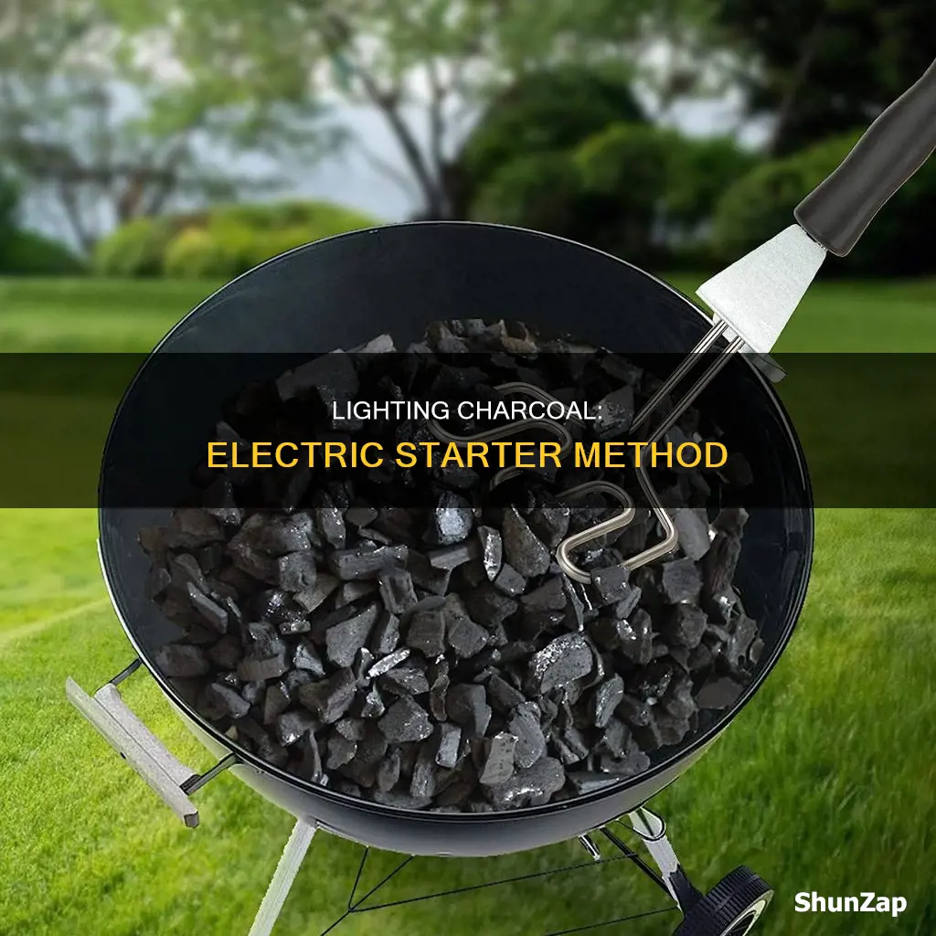 how to light charcoal with electric starter