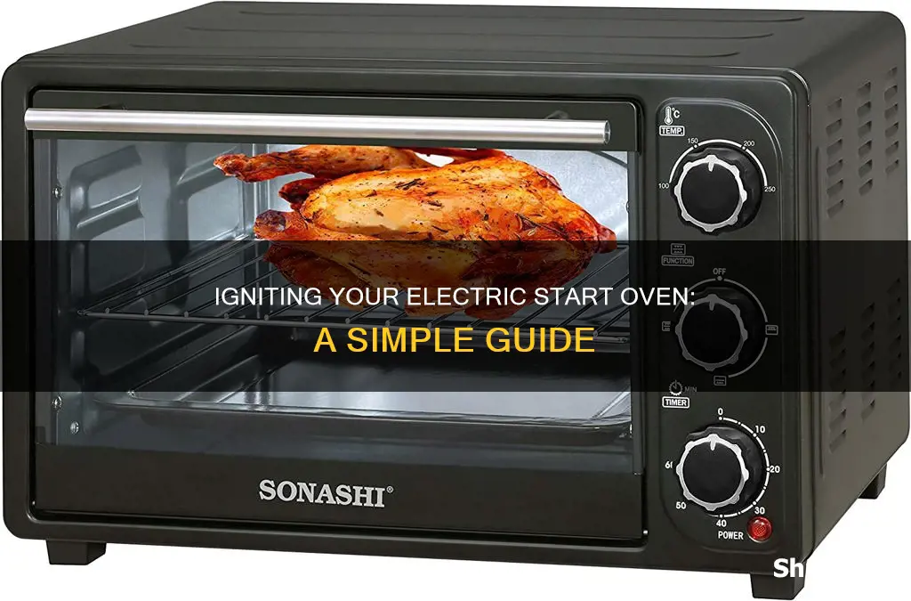 how to light my electric start oven