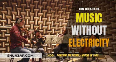 Music Without Power: Acoustic Alternatives