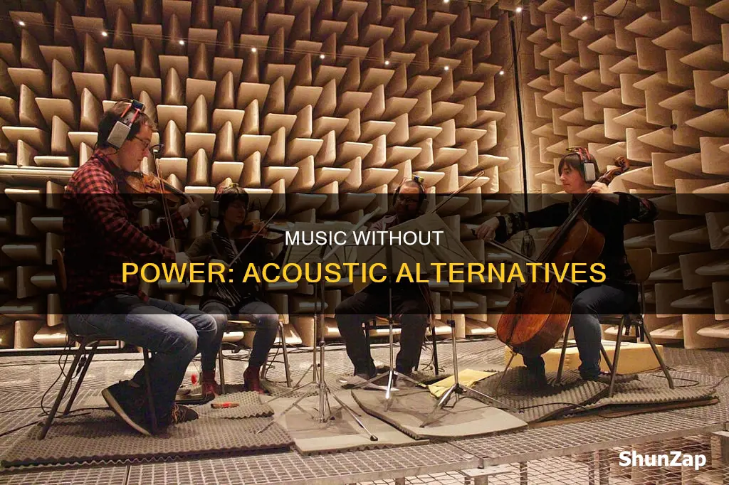 how to listen to music without electricity