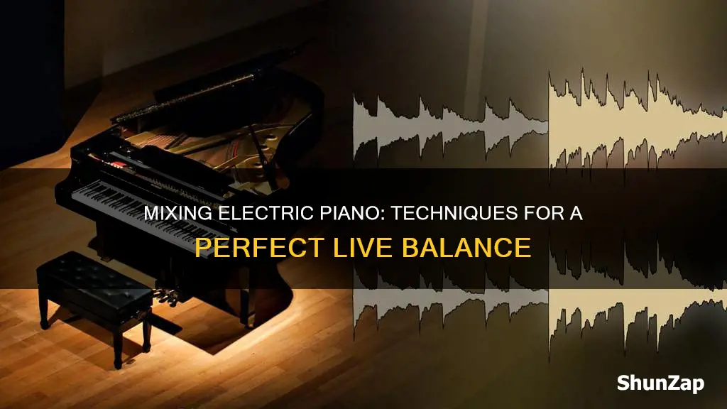 how to live mix an electric piano