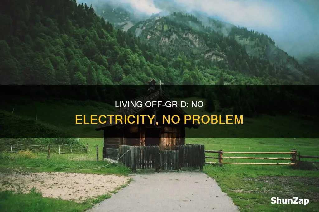 how to live off grid without electricity