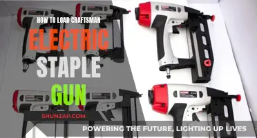 Craftsman Electric Staple Gun: Loading Instructions