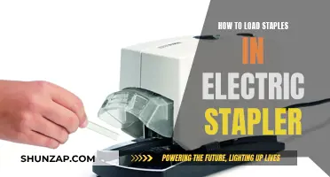 Loading Staples in Your Electric Stapler: A Quick Guide