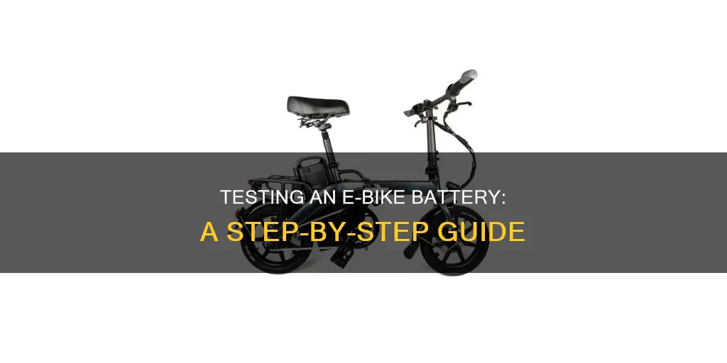 how to load test a electric bike battery