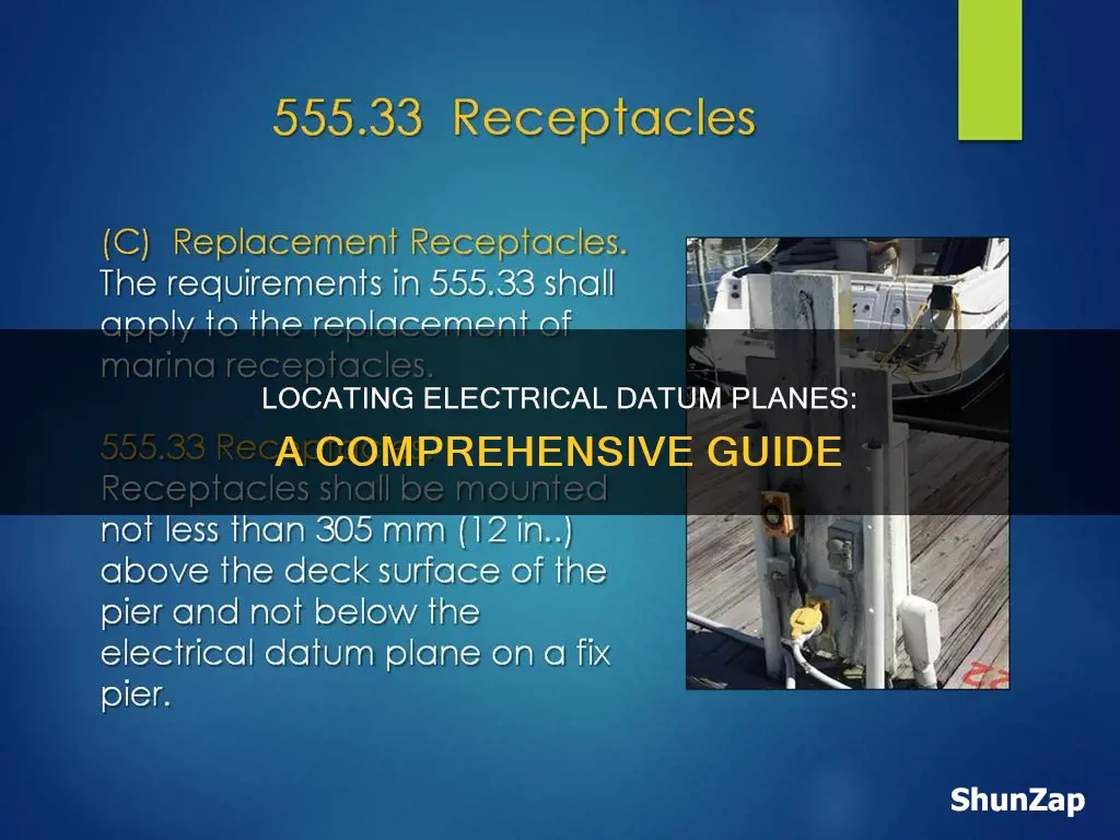 how to locate an electrical datum plane