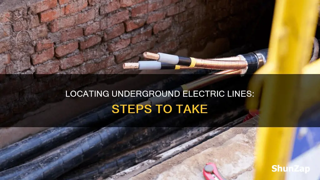 how to locate an underground electric line