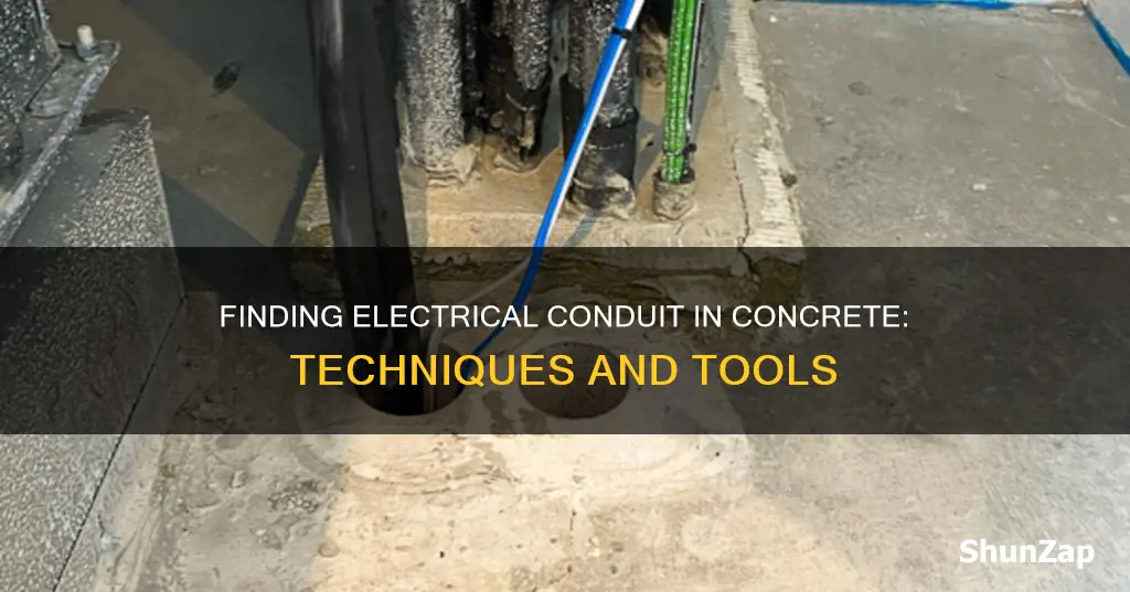 how to locate electrical conduit in concrete