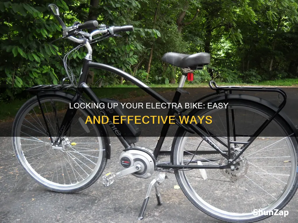 how to lock up a electra bikes