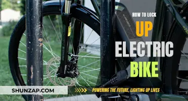 Locking Up Your Electric Bike: Strategies for Maximum Security