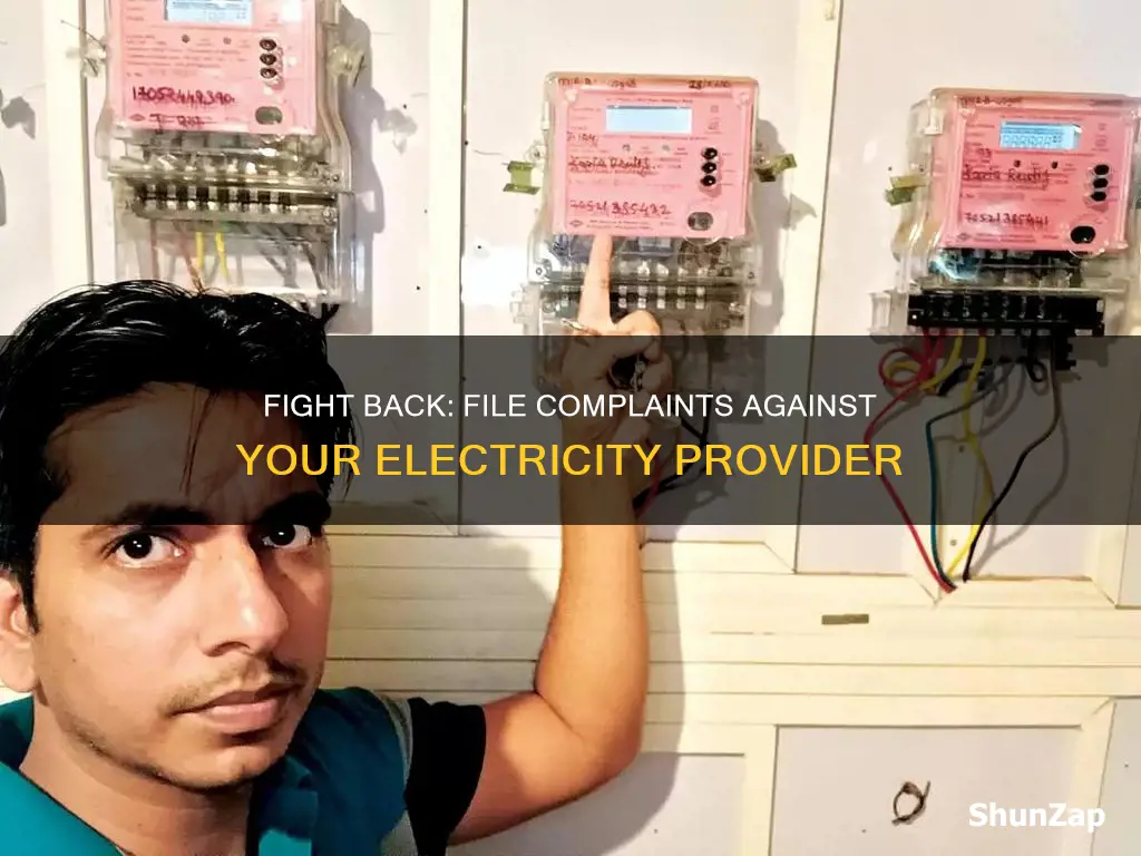 how to lodge complaint against electricity board