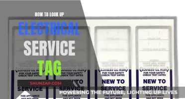 Finding Your Electrical Service Tag: A Quick Guide