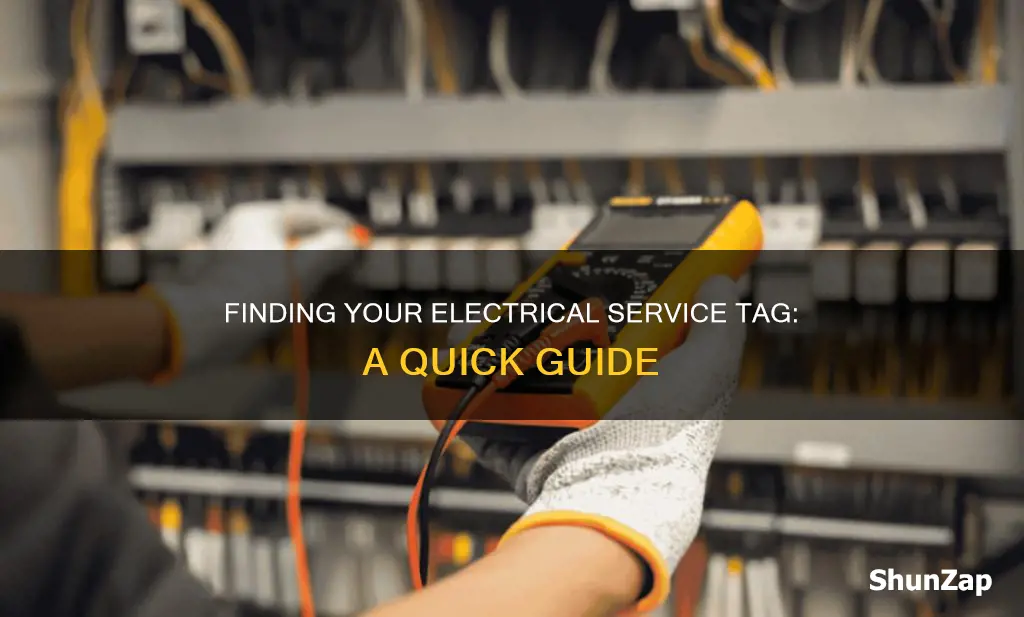how to look up electrical service tag