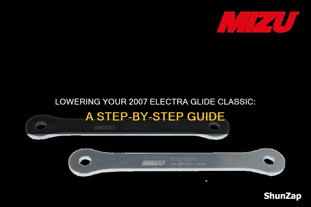 how to lower 2007 electra glide classic