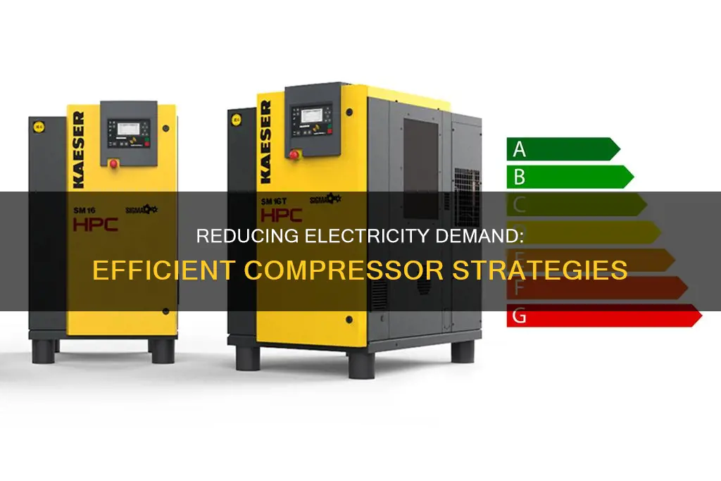 how to lower electricity demand with compressor