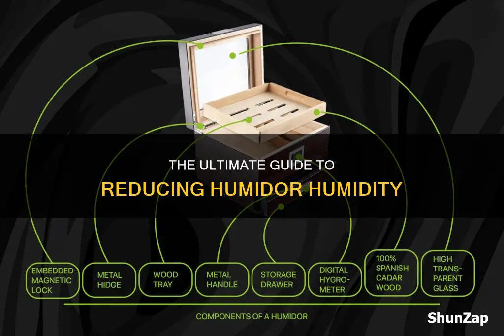 how to lower humidity in electric humidor