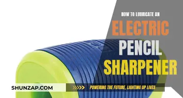 The Right Way to Lubricate Your Electric Pencil Sharpener