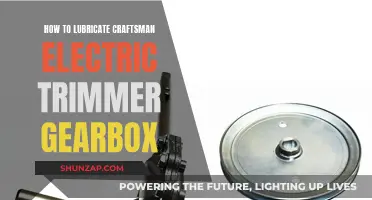 Craftsman Electric Trimmer Gearbox Lubrication Guide
