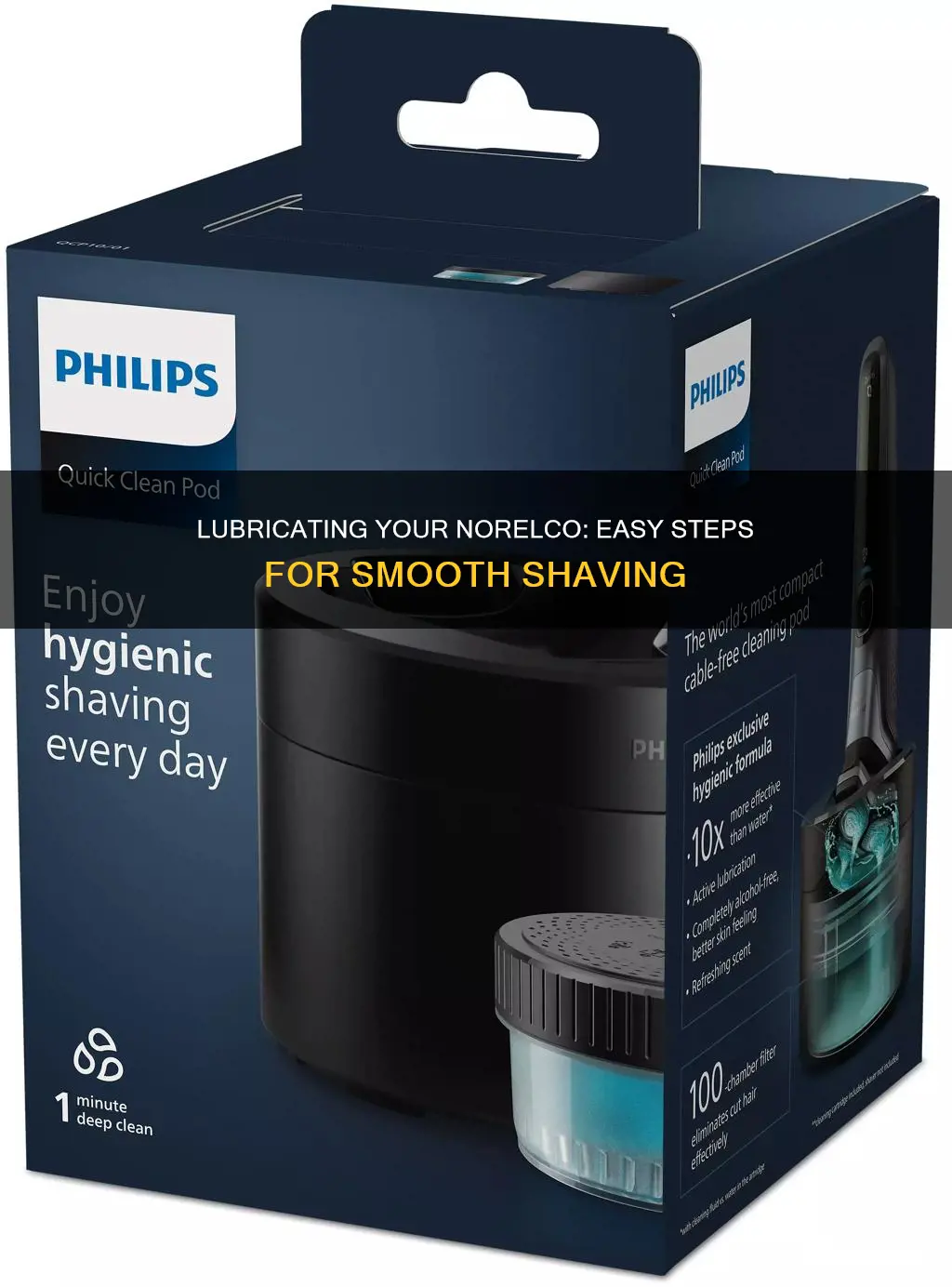 how to lubrictae a norelco electric shaver