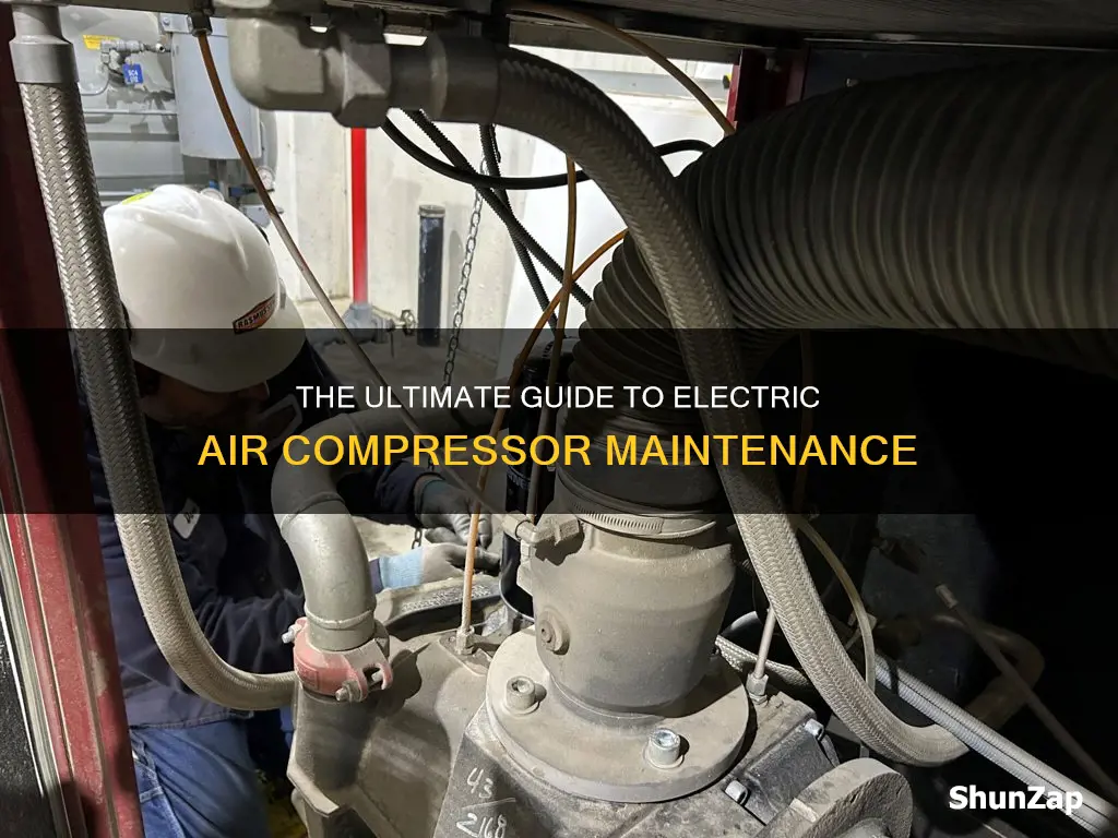 how to maintain an electric air compressor