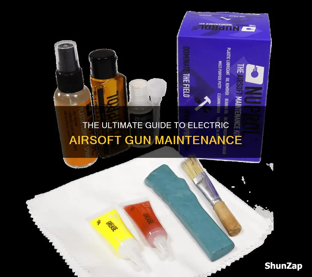 how to maintain an electric airsoft gun